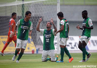 【明治安田Ｊ３ 第26節 福島vs相模原】PKを沈め加入後初ゴールを決めたタレス（相模原）（2/3）