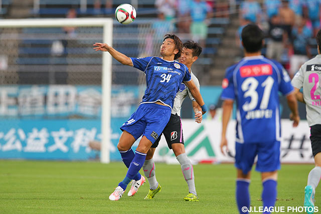 【明治安田Ｊ１ ２ｎｄ 第7節 山形vs鳥栖】移籍加入後初の先発フル出場となった高崎　寛之（山形）（5/6）