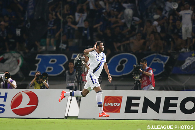 【明治安田Ｊ１ ２ｎｄ 第7節 FC東京vsＧ大阪】後半開始2分に同点ゴールを決めたパトリック（Ｇ大阪）（3/6）