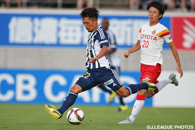 【明治安田Ｊ１ ２ｎｄ 第7節 松本vs名古屋】3本のシュートを積極的に放った工藤　浩平（松本）（3/6）