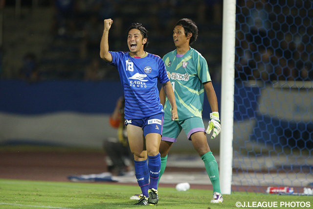 【明治安田Ｊ３ 第26節 町田vs藤枝】今季4点目のゴールでリードを2点に広げた宮崎　泰右（町田）（2/3）