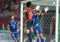 【明治安田Ｊ１ ２ｎｄ 第8節 鹿島vs山形】金崎　夢生が頭で押し込み先制した鹿島（1/5）