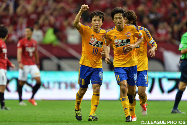 【明治安田Ｊ１ ２ｎｄ 第8節 浦和vs仙台】２ｎｄステージ初得点となる同点ゴールを挙げた梁　勇基（仙台）（2/5）