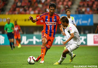 【明治安田Ｊ１ ２ｎｄ 第8節 新潟vs広島】3本のシュートを放ち、相手ゴールに迫った指宿　洋史（新潟）（10/13）