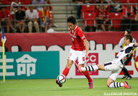 【明治安田Ｊ１ ２ｎｄ 第8節 名古屋vsFC東京】オーバーラップからクロスを上げる矢野　貴章（名古屋）（4/5）