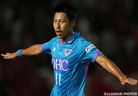 【明治安田Ｊ１ ２ｎｄ 第9節 神戸vs鳥栖】Ｊ１で4年連続15得点となるゴールを決めた豊田　陽平（鳥栖）（3/7）