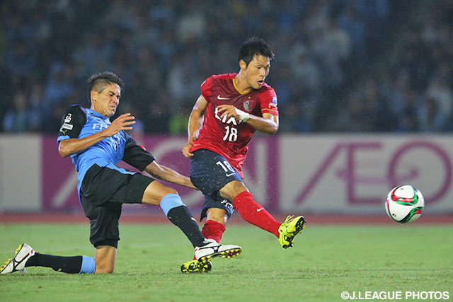 【明治安田Ｊ１ ２ｎｄ 第9節 川崎Ｆvs鹿島】試合を決定づける3点目を挙げた赤﨑　秀平（鹿島）（19/22）