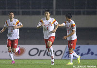 【明治安田Ｊ１ ２ｎｄ 第9節 広島vs名古屋】今季リーグ戦初ゴールを決めた牟田　雄祐（名古屋）（4/6）