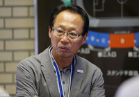 【天皇杯 1回戦 金沢vs今治】今治のオーナーを務める岡田 武史氏。そのプランは着々と実を結んでいるようだ