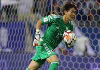 見せ場は少なかったが、きっちりと無失点に抑えた西川（浦和）【ロシアW杯 アジア2次予選 日本vsカンボジア】（5/10）