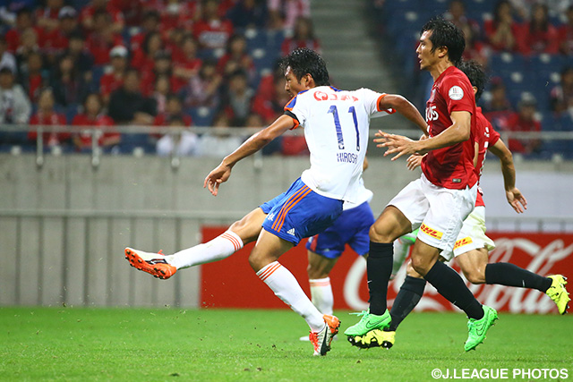 第1戦に続くゴールを狙う指宿　洋史（新潟）【ＹＮＣ 準々決勝 第2戦 浦和vs新潟】（7/14）