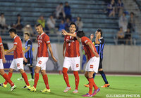 開始7分に2試合連続のゴールを決めた野田　隆之介（名古屋）【ＹＮＣ 準々決勝 第2戦 名古屋vsＧ大阪】（6/15）