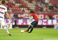 ドリブルから最後はグラウンダーのシュートを決めた金崎　夢生（鹿島）【ＹＮＣ 準々決勝 第2戦 鹿島vsFC東京】（11/16）