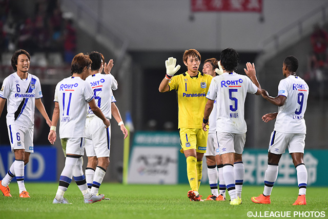 アウェイで逃げ切ったＧ大阪、連勝を3に伸ばす【明治安田Ｊ１ 2nd 第10節 鹿島vsＧ大阪】（15/15）