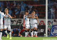 66分に勝越しゴールを決めた田坂　祐介（川崎Ｆ）【明治安田Ｊ１ 2nd 第10節 甲府vs川崎Ｆ】（3/5）