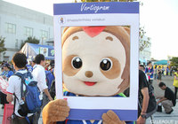 10日に11歳の誕生日を迎えたヴォルタくん【明治安田Ｊ２ 第31節 徳島vs長崎】（1/4）