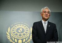 特別協賛する明治安田生命保険相互会社の根岸社長【2015明治安田生命Ｊリーグチャンピオンシップ 大会概要発表記者会見】（2/7）