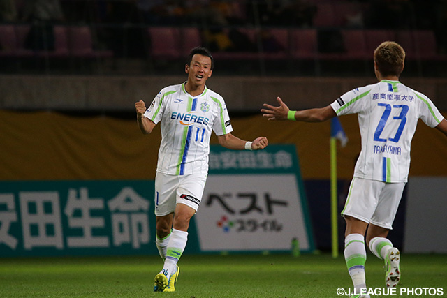 後半開始直後に同点ゴールを決めた藤田　祥史（湘南）【明治安田Ｊ１ 2nd 第11節 仙台vs湘南】（3/5）
