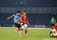 35分にゴールショーの口火を切った小林　悠（川崎Ｆ）【明治安田Ｊ１ 2nd 第11節 川崎Ｆvs名古屋】（1/5）