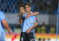 リードを4点に広げるゴールを決めたエウシーニョ（川崎Ｆ）【明治安田Ｊ１ 2nd 第11節 川崎Ｆvs名古屋】（3/5）