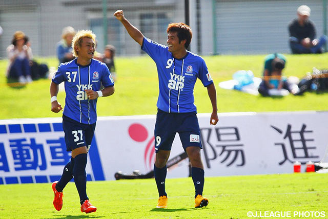 2試合連続で同点ゴールを挙げた苔口　卓也（富山）【明治安田Ｊ３ 第29節 富山vs福島】（2/2）