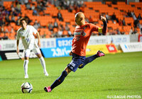 2ゴールで勝利の立役者となった勝又　慶典（長野）【明治安田Ｊ３ 第29節 長野vs藤枝】（1/2）