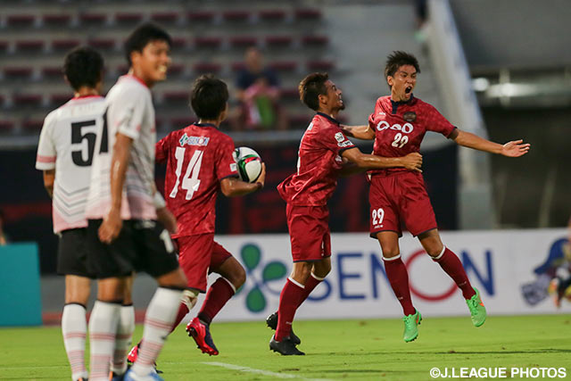Ｊリーグ初得点が貴重な同点ゴールとなった朴　利基（琉球 #29）【明治安田Ｊ３ 第29節 琉球vs盛岡】（2/2）