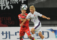 2試合連続ゴールを狙った、9試合ぶり先発の大黒　将志（京都）【明治安田Ｊ２ 第32節 熊本vs京都】（3/3）