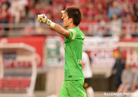 鹿島の猛攻をしのぎ、リードを守り切った西川　周作（浦和）【明治安田Ｊ１ 2nd 第12節 鹿島vs浦和】（13/15）