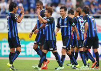 2得点の大活躍でホーム3連勝に貢献した阿部　浩之（Ｇ大阪）【明治安田Ｊ１ 2nd 第12節 Ｇ大阪vs柏】（1/5）