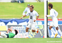 交代出場で1点を返し、一矢報いた村松　知輝（富山 #23）【明治安田Ｊ３ 第31節 相模原vs富山】（3/3）