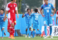 今季初の4連勝につながる殊勲の決勝点を決めた平井　晋太郎（秋田）【明治安田Ｊ３ 第31節 秋田vsJ-22】（2/3）