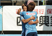 仲間　隼斗の今季京都戦2点目となるゴールで先制した（讃岐）【明治安田Ｊ２ 第34節 讃岐vs京都】（2/4） 