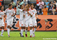 玉林　睦実（#14）の2試合連続ゴールで先制した愛媛【明治安田Ｊ２ 第34節 横浜FCvs愛媛】（1/3）