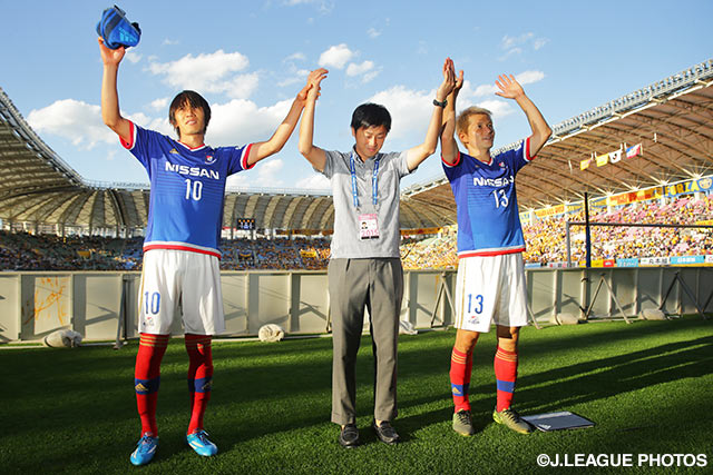 共に得点し、横浜FMの勝利に貢献した中村　俊輔（#10）と小林　祐三（#13）【明治安田Ｊ１ 2nd 第13節 仙台vs横浜FM】（5/5）