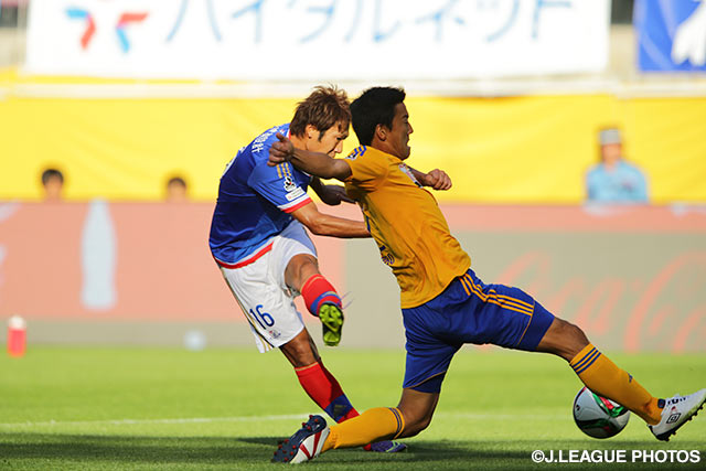 3本のシュートを放ち、2試合連続得点を狙った伊藤　翔（横浜FM）【明治安田Ｊ１ 2nd 第13節 仙台vs横浜FM】（3/5）