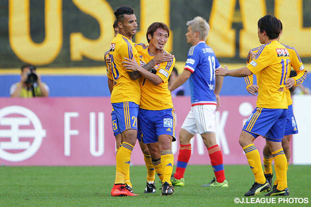 同点ゴールを頭で押し込んだ奥埜　博亮（仙台）【明治安田Ｊ１ 2nd 第13節 仙台vs横浜FM】（2/5）