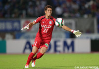 2試合連続無失点に抑えた河田　晃兵（甲府）【明治安田Ｊ１ 2nd 第13節 甲府vs新潟】（4/5）