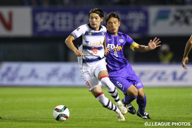 前線で奮闘し、3本のシュートを放った東　慶悟（FC東京）【明治安田Ｊ１ 2nd 第13節 広島vsFC東京】（12/15）