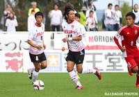 決勝点を決め、9試合ぶりの白星の立役者となった林　勇介（盛岡 #14）【明治安田Ｊ３ 第32節 盛岡vsJ-22】（1/2）