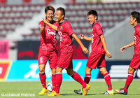 藤井　貴（#24）の決勝点で接戦を制した琉球【明治安田Ｊ３ 第32節 琉球vs藤枝】（1/2）