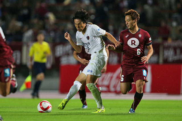 前線での精力的な動きが光った金崎　夢生（鹿島）【ＹＮＣ 準決勝 第1戦 神戸vs鹿島】（9/15）