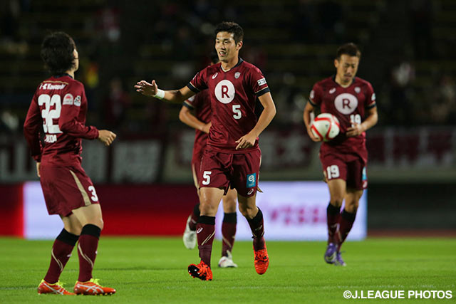 ヘディングシュートで反撃の1点を決めた岩波　拓也（神戸）【ＹＮＣ 準決勝 第1戦 神戸vs鹿島】（11/15）