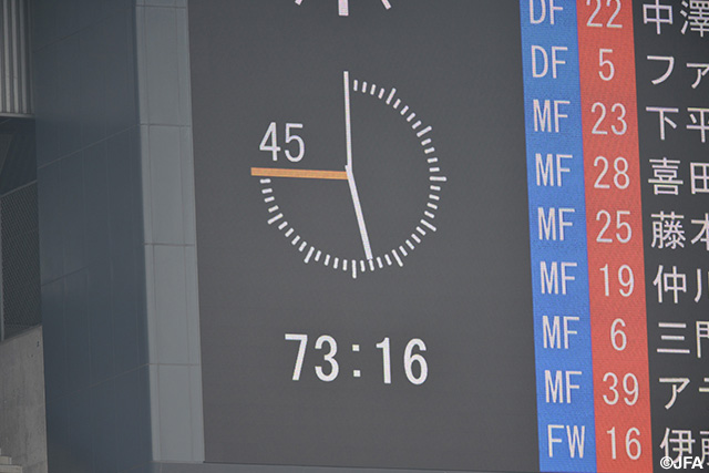 試合は73分から再開された【天皇杯 2回戦 横浜FMvs滋賀】（2/10）