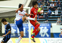 新潟に最後までアウェイゴールを許さなかった藤ヶ谷　陽介（Ｇ大阪）【ＹＮＣ 準決勝 第2戦 Ｇ大阪vs新潟】（9/15）