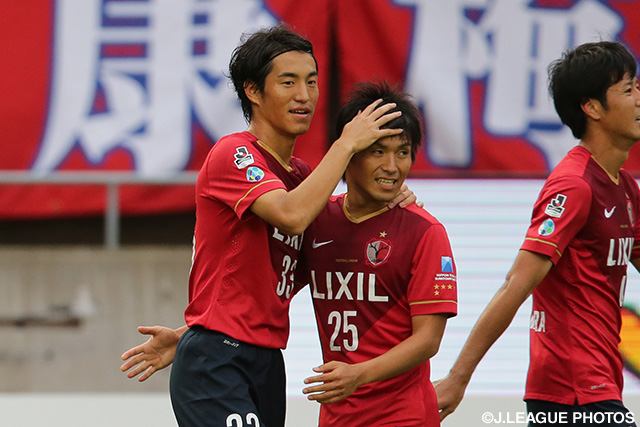 74分にこの日2点目のゴールを決めた金崎　夢生 （鹿島）【ＹＮＣ 準決勝 第2戦 鹿島vs神戸】（11/15）