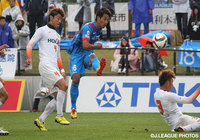 土壇場で値千金の同点ゴールを奪った三好　洋央（秋田）【明治安田Ｊ３ 第33節 秋田vs長野】（2/2）