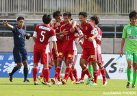 柳下　大樹（#11）の決勝点で連敗を6で止めたJ-22【明治安田Ｊ３ 第33節 鳥取vsJ-22】（1/2）