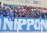 試合会場には熱心な日本のファン・サポーターが駆け付けた【ロシアW杯 アジア2次予選 シリアvs日本】（2/10）