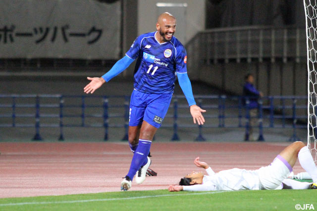 値千金の逆転ゴールを決めたディエゴ（山形）【天皇杯 3回戦 藤枝vs山形】（7/10）